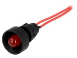 Lampă LED de Control Roșie 230V IP20