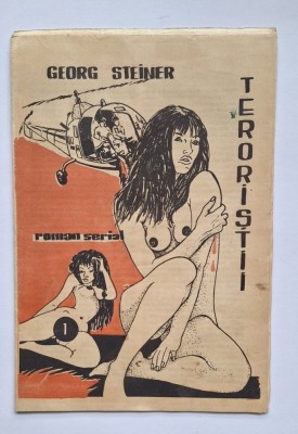 Teroriștii &amp;ndash; set complet 1&amp;ndash;8 (1990) &amp;ndash; roman serial pulp &amp;ndash; Georg Steiner foto