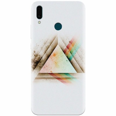 Husa silicon pentru Huawei Y9 2019, Abstract Grunge Light Triangle foto