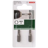 Bosch 2609255950 - Set capete de insurubare profil HEX4 2 bucati