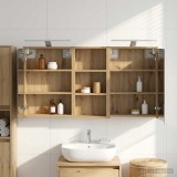 vidaXL Set dulap baie pentru 3 pcs 116 x 16 x 62,5 cm Lemn compozit 3403823