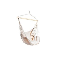 Hamac tip scaun, cu 2 perne, bej, max 150 kg, 100x110 cm, Malatec foto
