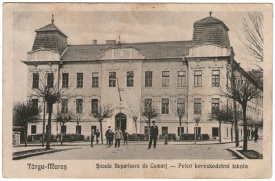 1940 - Targu Mures, Scoala Superioara de Comert (jud. Mures) foto