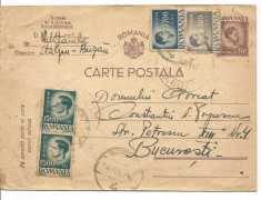 carte postala-Regele Mihai 140 Lei 1947 foto