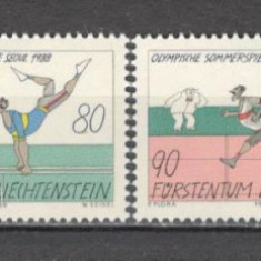 Liechtenstein.1988 Olimpiada de vara SEUL SL.199