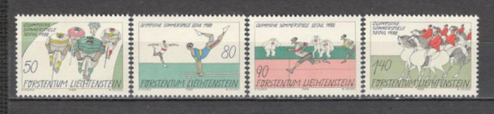 Liechtenstein.1988 Olimpiada de vara SEUL SL.199