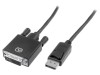 Cablu DisplayPort la DVI-D (24+1) ASSMANN, 2m, Negru, DP 1.2