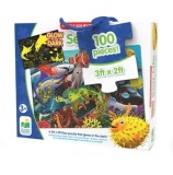 Cumpara ieftin Puzzle Straluceste in intuneric - Viata marina, 100 piese