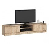 Cumpara ieftin Comoda pentru TV, placa laminata, 4 rafturi, stejar Sonoma, 160x40x33.4 cm, Akord Furniture Factory