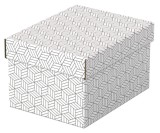 Set 3 buc Cutii arhivare carton 250 x 200 x 150 mm alb Esselte Home Recycled