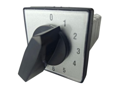 Comutator cu came cu pozitii multiple 0-1-2-3-4-5-6 , 7 pozitii 20A 3 poli, montaj incastrat IP40 foto