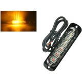 Cumpara ieftin Lampa Led Stroboscopica 12 24V, Galben, 6 Leduri, Blitz 2 Functii, 110mm 29mm