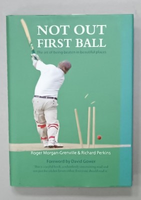 NOT OUT FIRST BALL , THE ART OF BEING BEATEN IN BEAUTIFUL PLACES by ROGER MORGAN - GRENVILLE and RICHARD PERKINS , 2011 foto