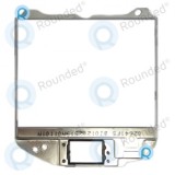 Rama display Nokia 200 Asha, piesa de schimb argintie 02641F5 BI01202519N01101N