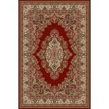 Covor Model Lotos 1524-210, Marime 50 x 80 cm, Rosu, Inaltime Fir 8 mm, Antialergic, Polipropilena, Living, Dormitor, Sufragerie, Birou