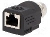 Adaptor RJ45 soclu, 4 pini, AMPHENOL - RJS-12D04FF-LS8001