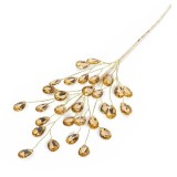 Crenguta decorativa acril auriu 31 H