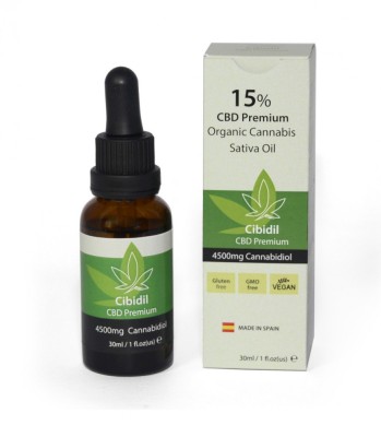 Cibidil Relaxing CBD Oil, concentratie 15%, 30ml, 4500 mg Cannabidiol foto