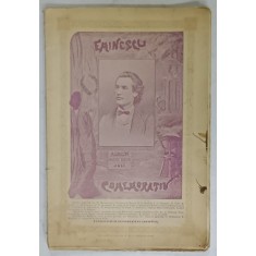 EMINESCU COMEMORATIV , ALBUM ARTISTIC - LITERAR , intocmit de OCTAV MINAR , 1909, VEZI DESCRIEREA !