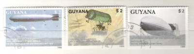 Guyana 1989 Zeppelins, used A.99 foto