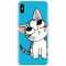 Husa silicon pentru Apple Iphone X, Cat Lovely Cartoon