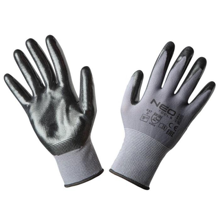 Manusi de lucru, nailon acoperit cu nitril, 4131X, marimea 9 HardWork ToolsRange