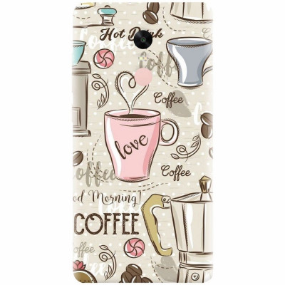 Husa silicon pentru Xiaomi Remdi Note 4X, Coffe And Donuts foto