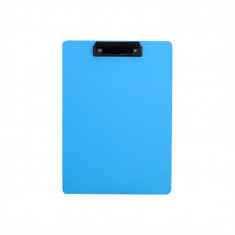 Clipboard simplu A4, Deli F752 02, albastru neon foto