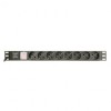 Pdu rack 1u 8 prize 3680w 3m gembird