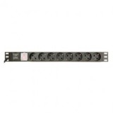 Pdu rack 1u 8 prize 3680w 3m gembird