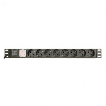 Pdu rack 1u 8 prize 3680w 3m gembird foto
