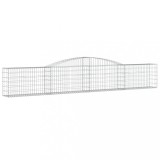 Cumpara ieftin Cos gabion arcuit 400x30x60/80 cm fier galvanizat