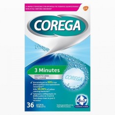 Corega 3 Minutes Curățitor de proteză dentară 36 file
