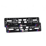 Set Suport Numar Inmatriculare Personalizate M Power