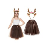 Set accesorii costum Tutu pentru doamne cu tematică de cerb