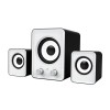 Boxe PC 2.1 AVEX, 11W, USB, Jack 3.5mm, Subwoofer, Control Volum Bass, Albe