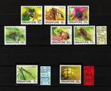 Singapore, 1985 | G&acirc;ndaci, albine - Insecte | Completă - MNH - VARIETATE ! | aph, Fauna, Nestampilat
