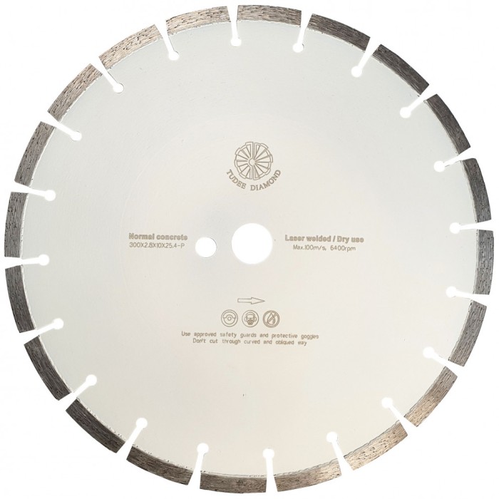 Tudee 300x2.8x10x25.4-P, Disc diamantat beton ProAdvanced PowerfulTools