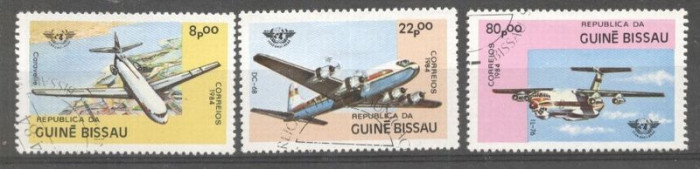 Guinee Bissau 1984 Aviation, used AS.070