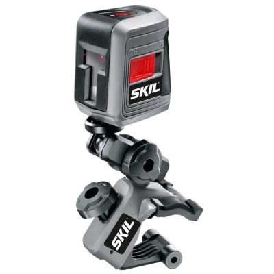 SKIL 0511 AA Nivela laser cu linie &amp;icirc;n cruce, lumina rosie, prindere trepied, auto-nivelare, timp de nivelare 6 secunde, raza actiune 10m, include 2 ba foto