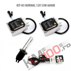 Set xenon H3 NORMAL 12V 35W 6000K foto