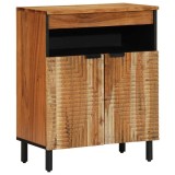VidaXL Bufet cu raft cu ușă Maro 60 x 33 x 75 cm Lemn masiv de acacia