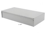 Carcasă Universală Aluminiu Gri 203x406x76mm