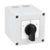Comutator 25A 7.5kW 3 poli 1-0-2 IP65 rotativ inversor de sens motor 75x75mm, KONCAR