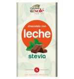 Ciocolata cu Lapte Minim 36% Cacao cu Stevie Pronat 100gr, Chocolates Sole