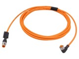 Cablu LUMBERG AUTOMATION RST 4-RKWT/LED R 4-1006/5M pentru senzori și automatizări, izolație PUR, 5m, 4 pini
