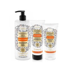 Set Vellie Natural Oils of The World Pentru Ingrijirea Corpului cu Ulei de Macadamia foto
