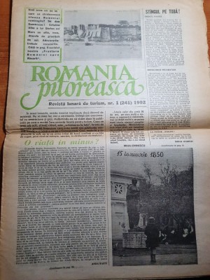 ziarul romania pitoreasca ianuarie 1992-articol mihai eminescu foto