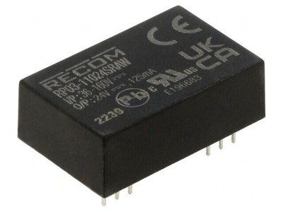 Convertor DC/DC 3W 36-160V la 24V 125mA DIP24 foto
