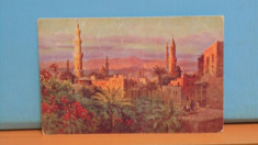EGIPT - CAIRO FROM THE HOTEL DU NIL - UNION POSTALE UNIVERSELLE, 1908 - foto